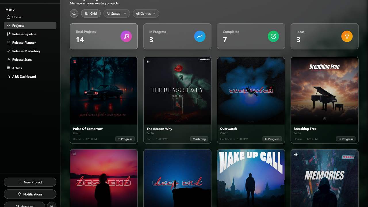 Amplify Database template preview