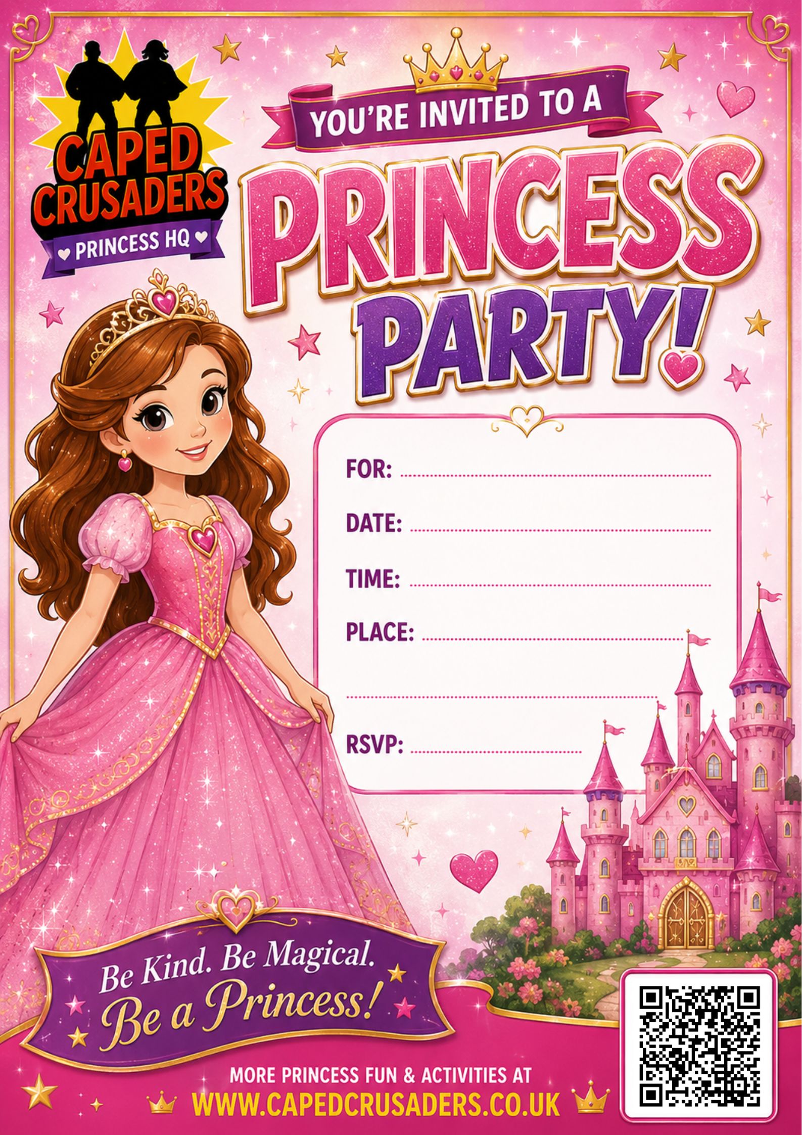 Princess Party Invitation