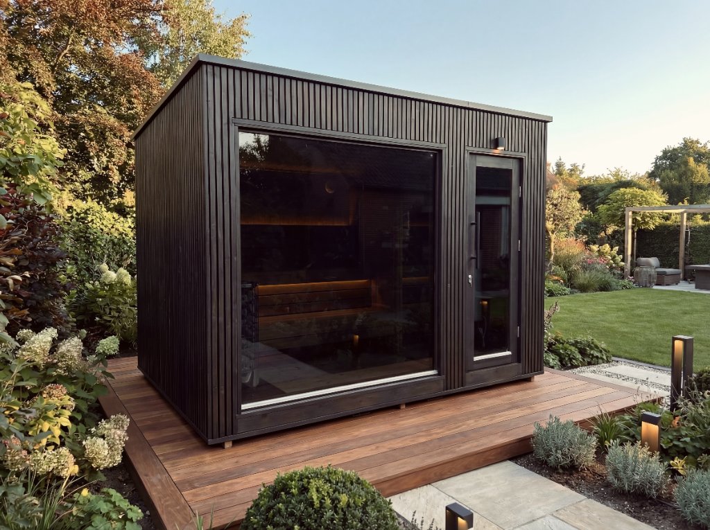 VIKKA – open and light-filled sauna model