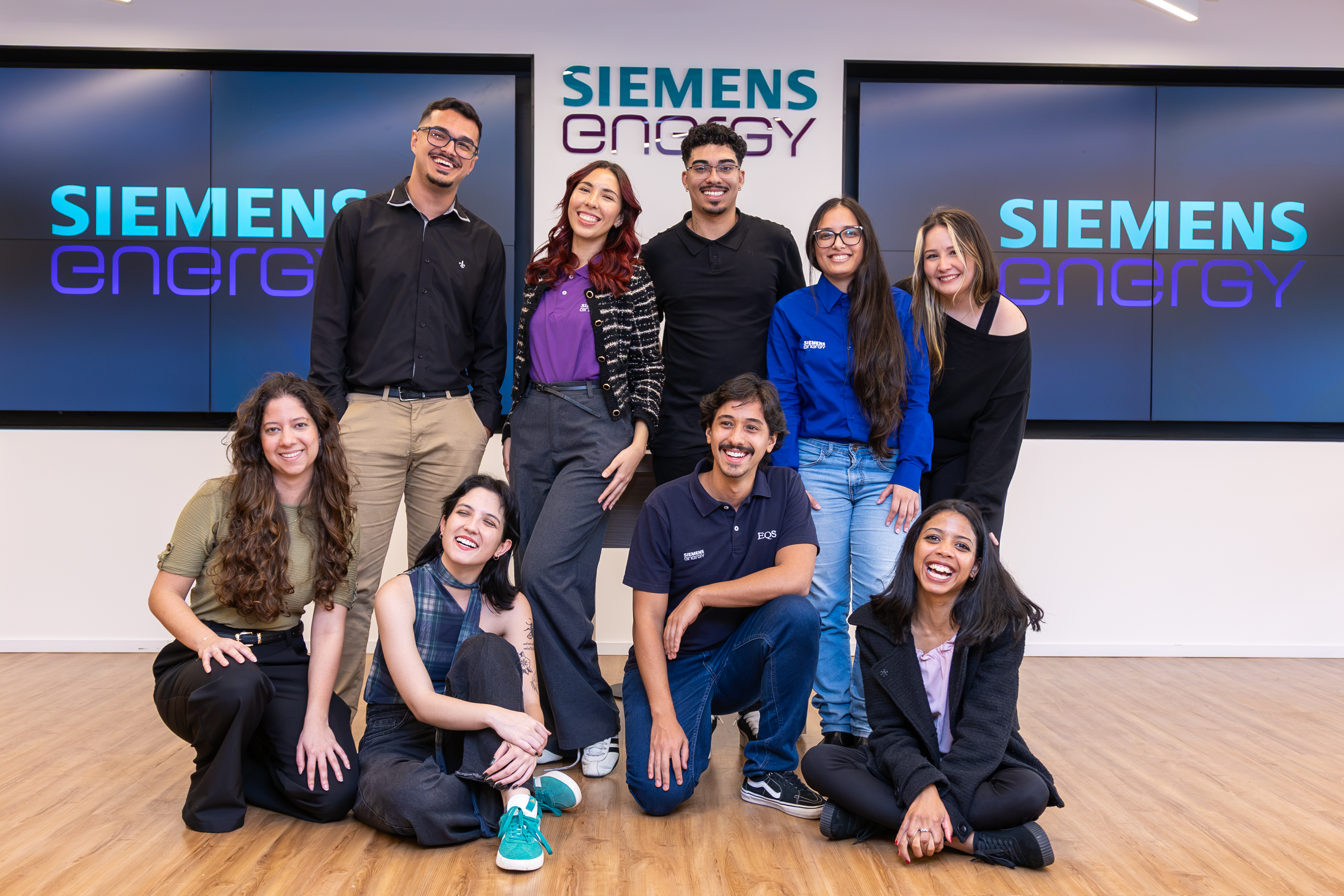 Grupo de estagiários Siemens Energy