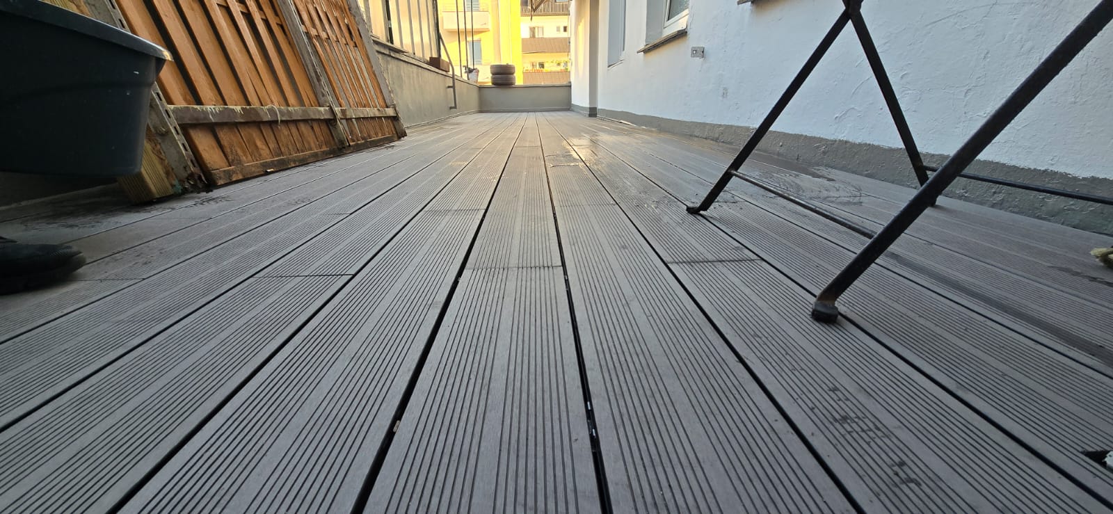 Fertig: WPC-Dielen