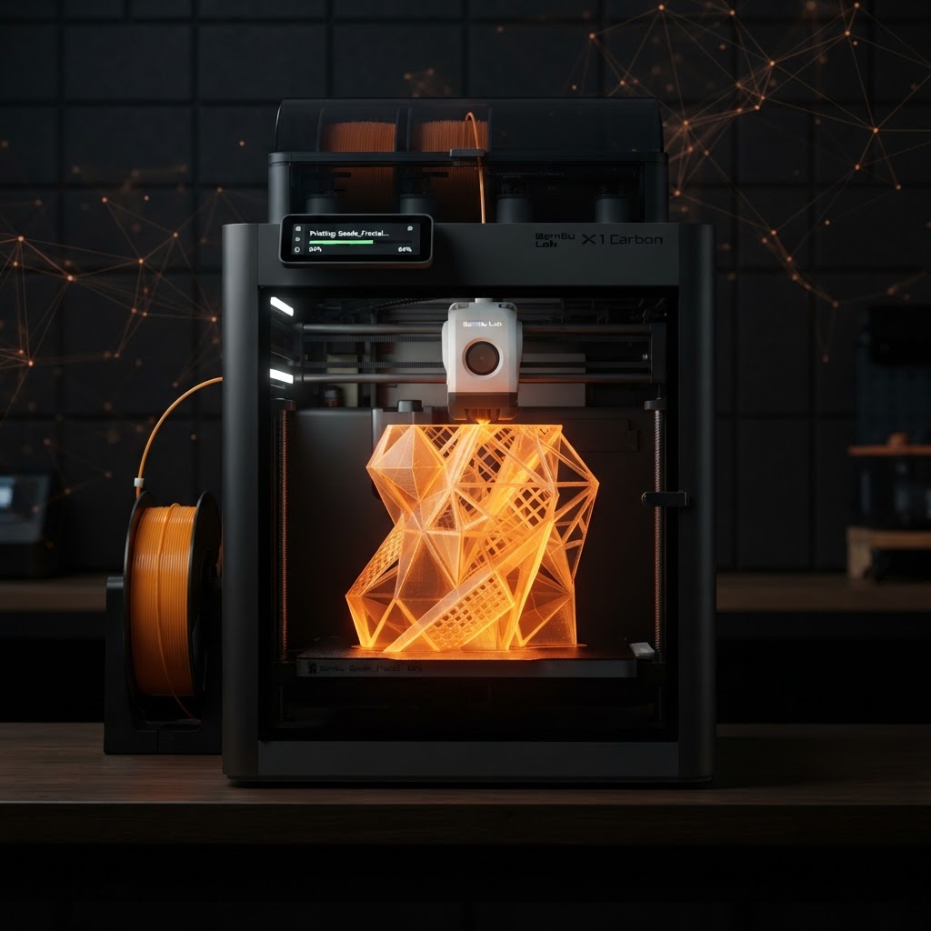 3D printer in action