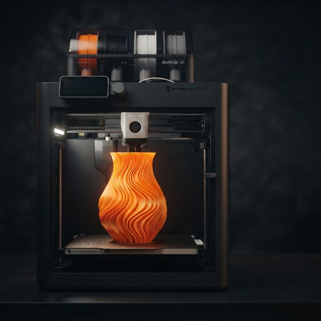 3D printer in action