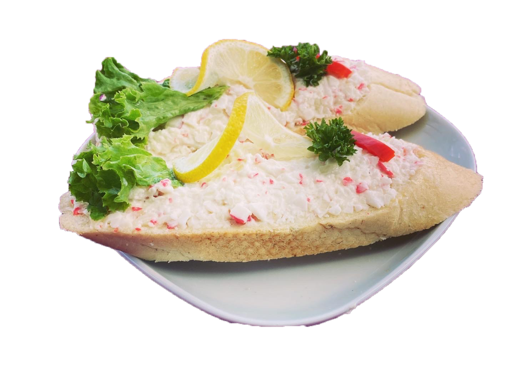 Chlebíček ala krab