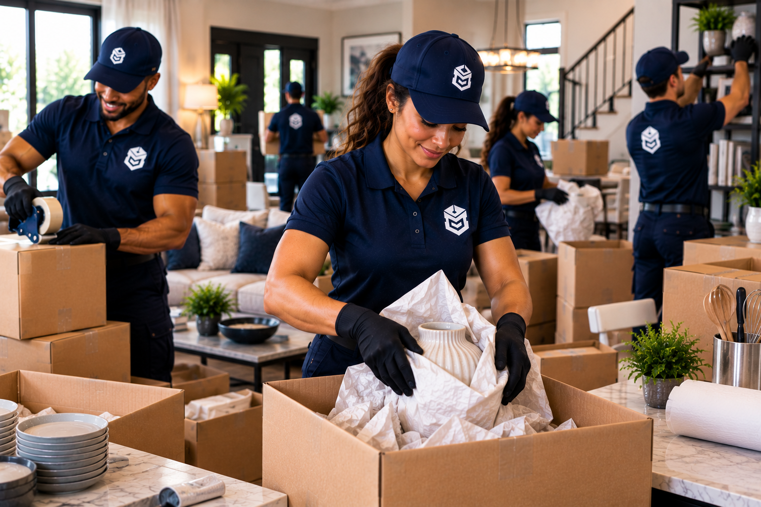 PackEmStackEm crew packing priority rooms — we focus our 30 minutes on whatever matters most to you.
