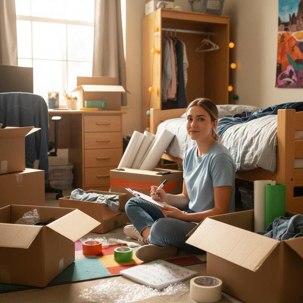 Dorm Move-Out Made Easy: Packing Tips for Students