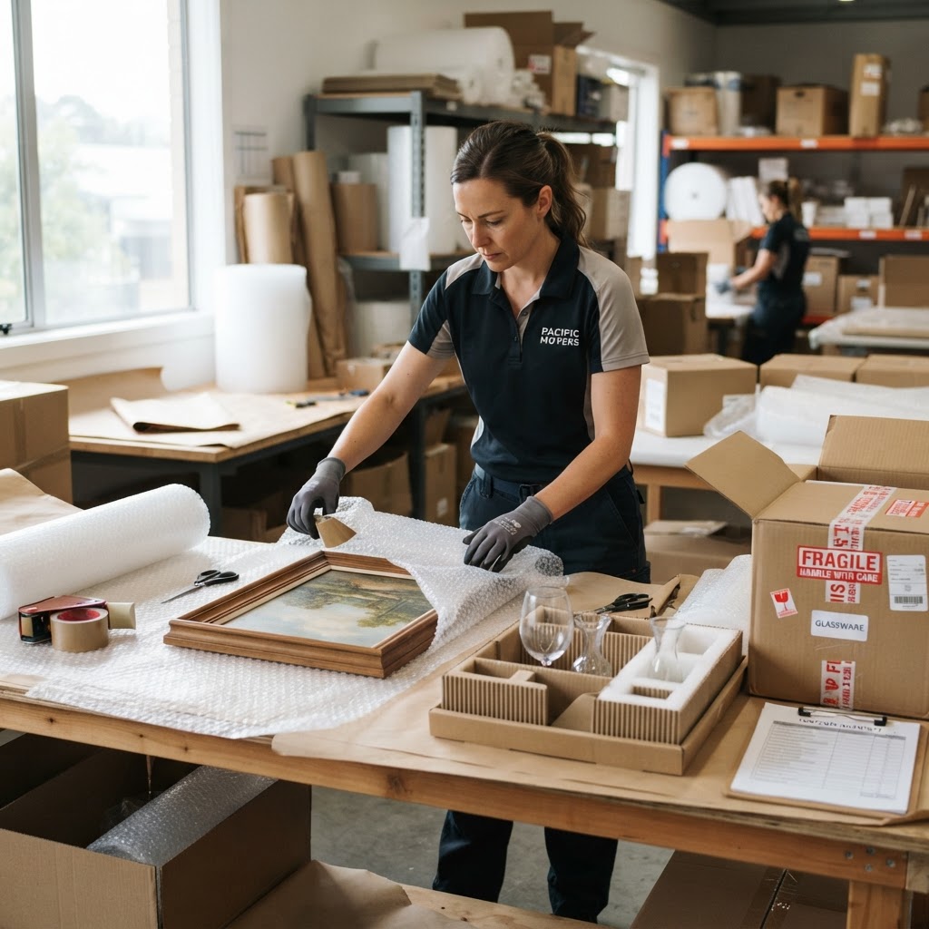 Fragile Items Done Right: How Our Crews Pack Glass, Art and Mirrors