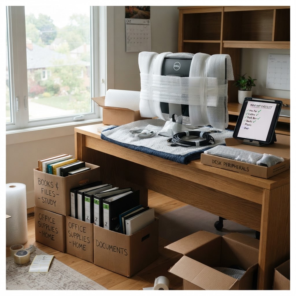 Packing a Home Office Without Losing a Workday
