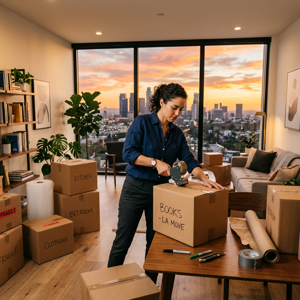 Last-Minute Move in LA? Pack Fast Without Stress