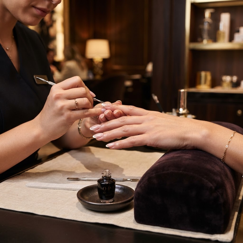 Gainage sur ongles naturels (couleur ou french)