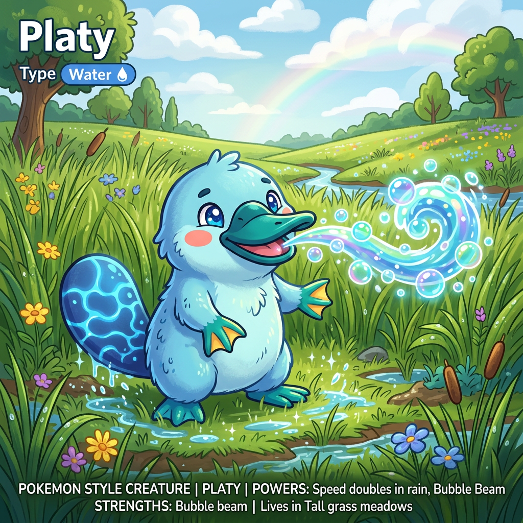 Platy the platypus 