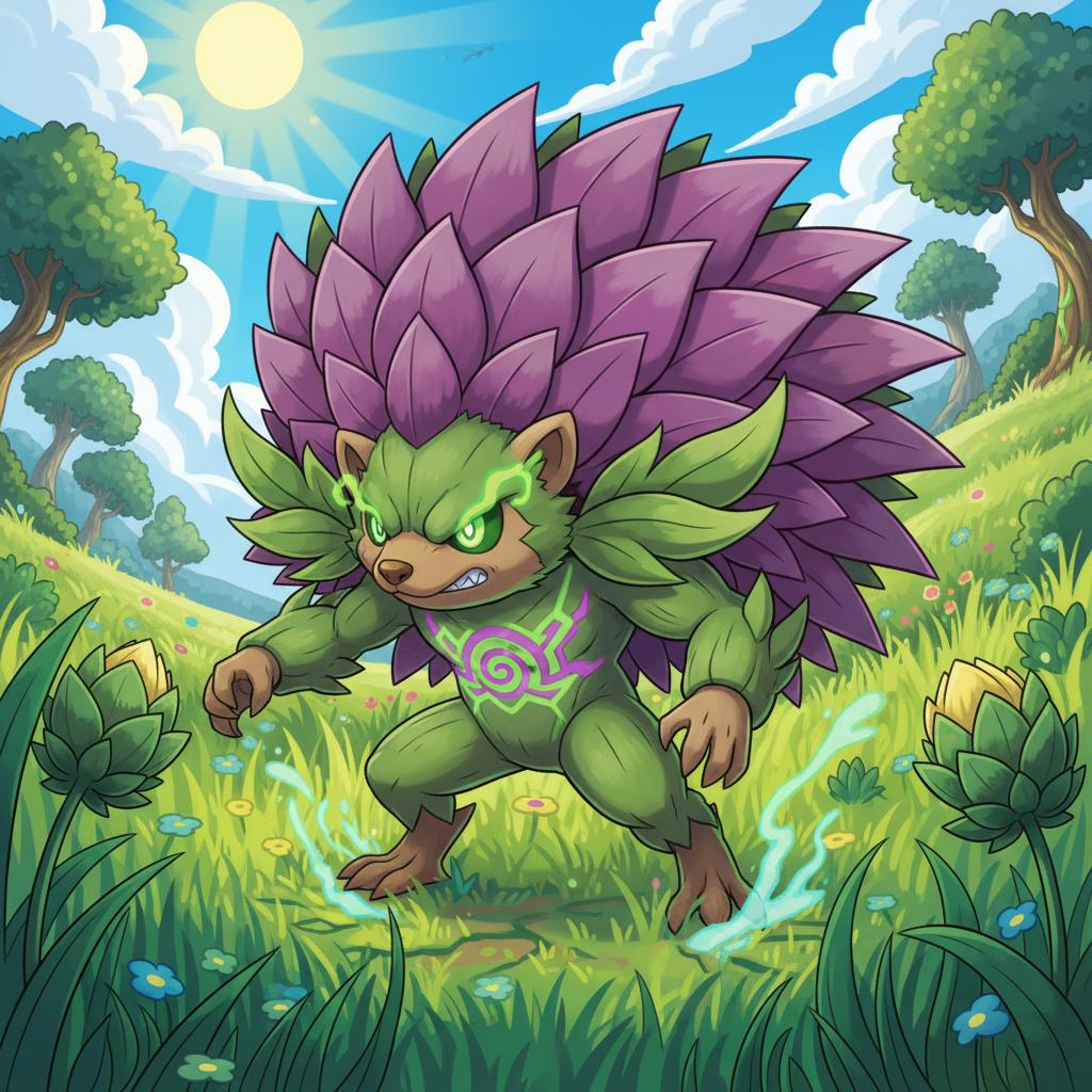Hedgichoke the hedge hog artichoke 