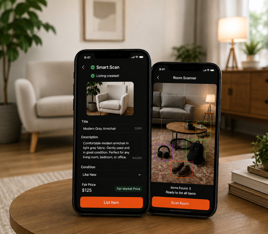 Smart Scan and Room Scanner previews