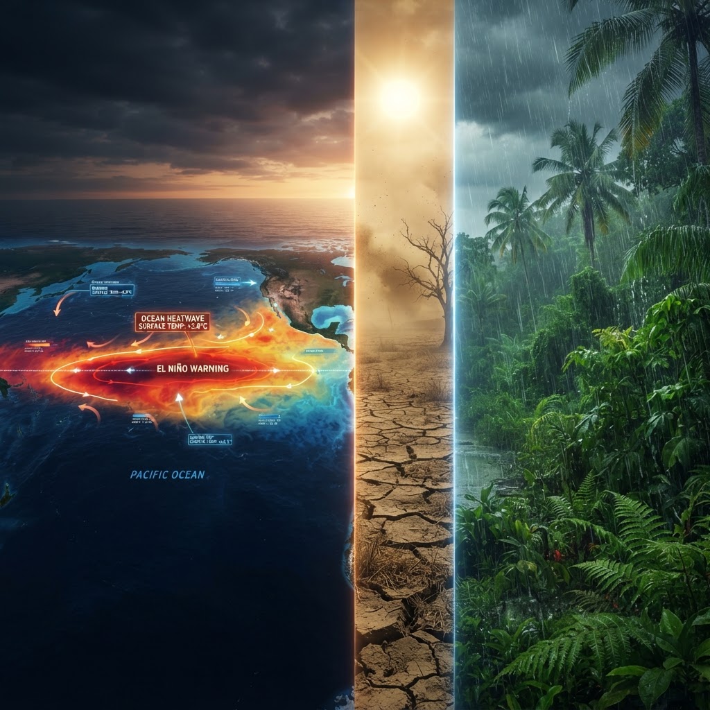 El Niño de 2026 poderá ser o mais intenso desde 1950, alerta a Organização Meteorológica Mundial