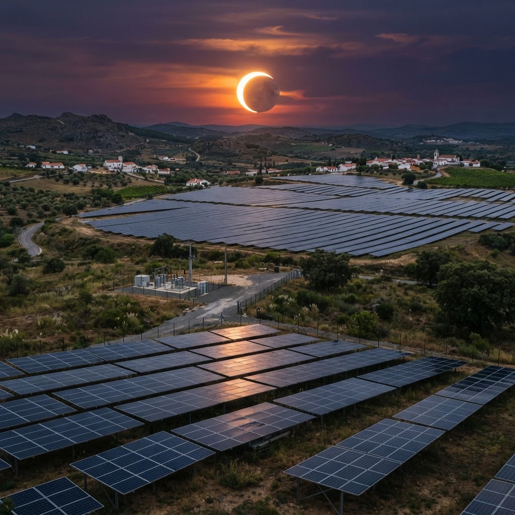 Eclipse solar e calor extremo marcam a atualidade ambiental em Portugal