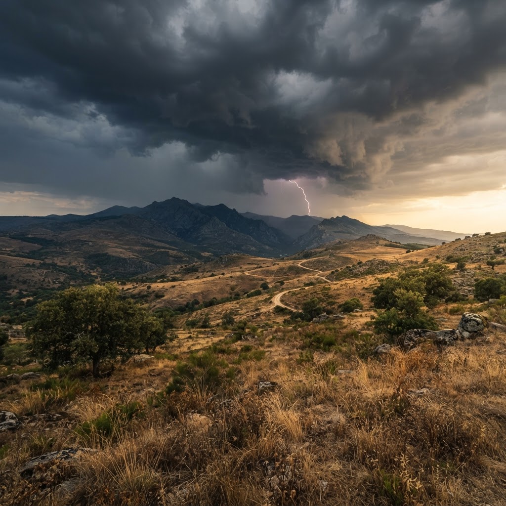 Instabilidade Atmosférica no Interior após Eclipse Solar e Onda de Calor em Portugal