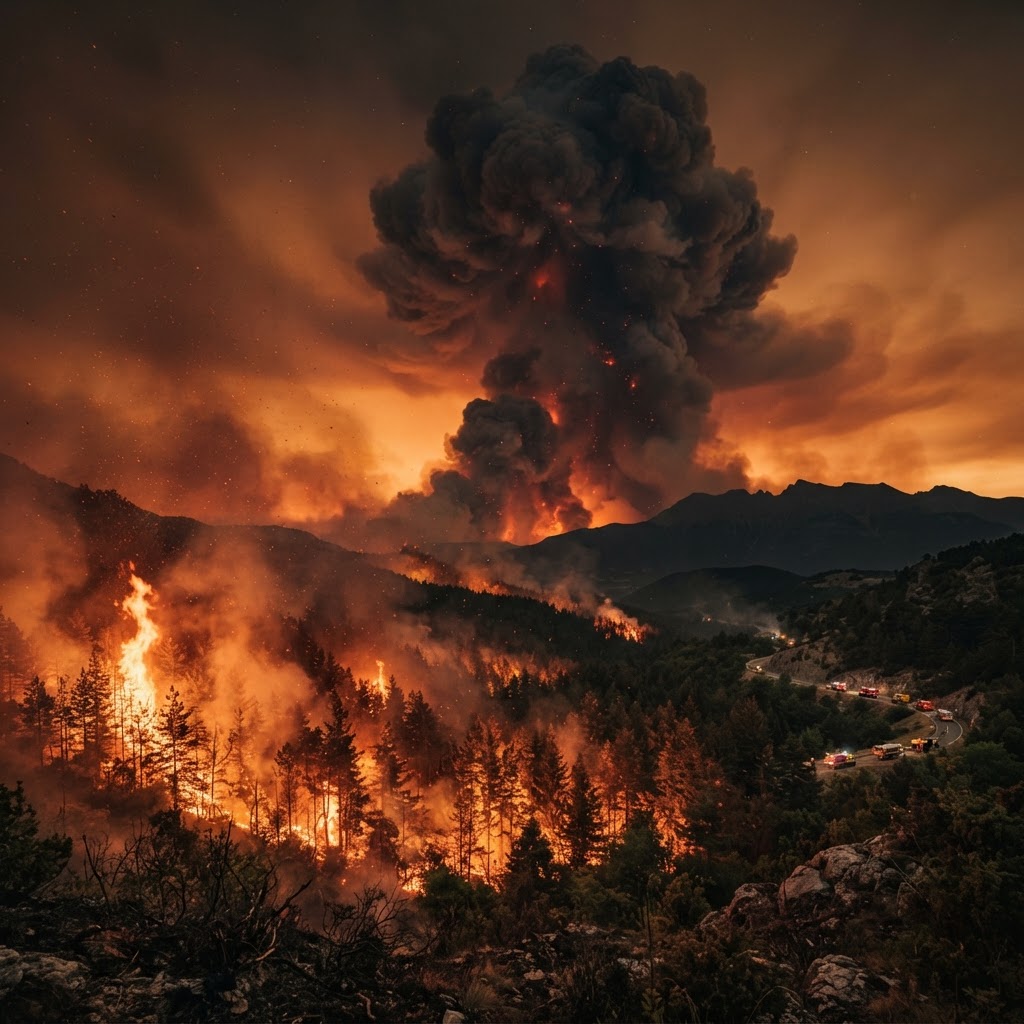 El Niño de 2026 intensifica-se e incêndios na Europa geram as suas próprias tempestades