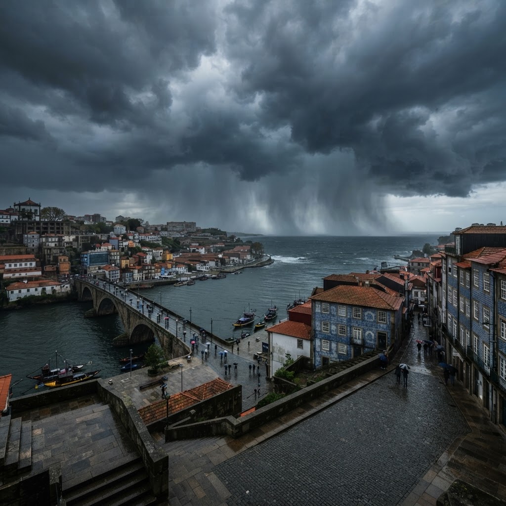 Portugal sob aviso amarelo: Depressão atípica traz chuva e trovoada no final de agosto