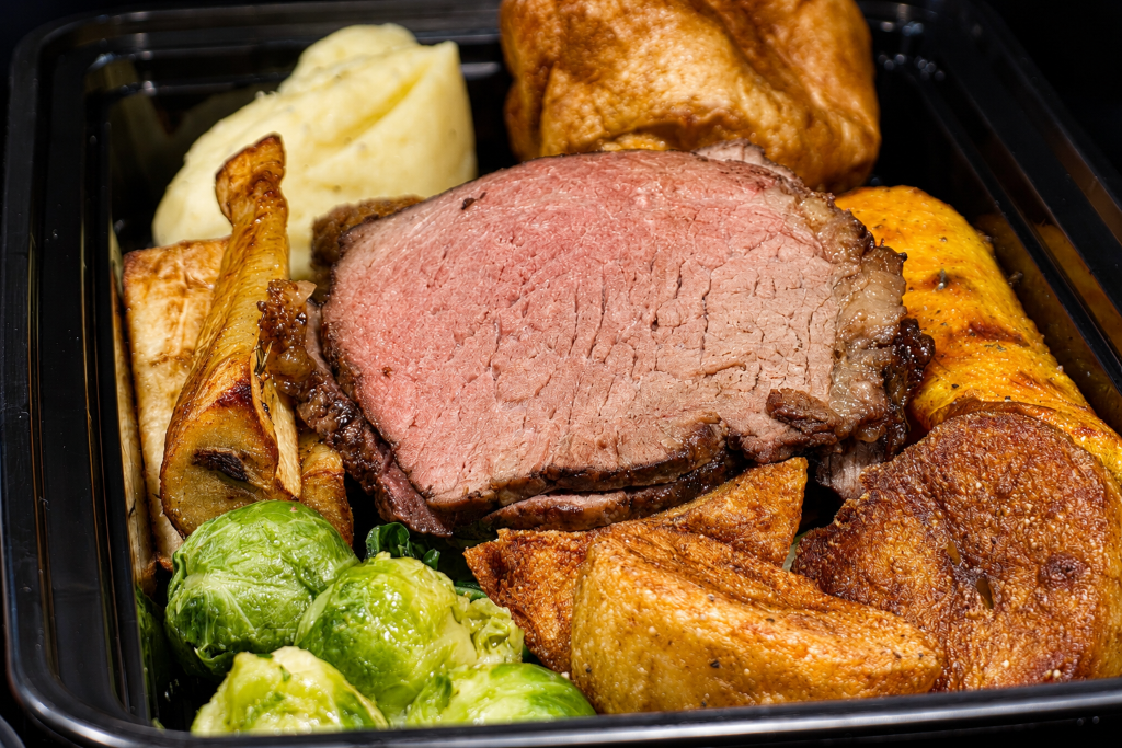 Bailey's Carvery roast beef takeaway