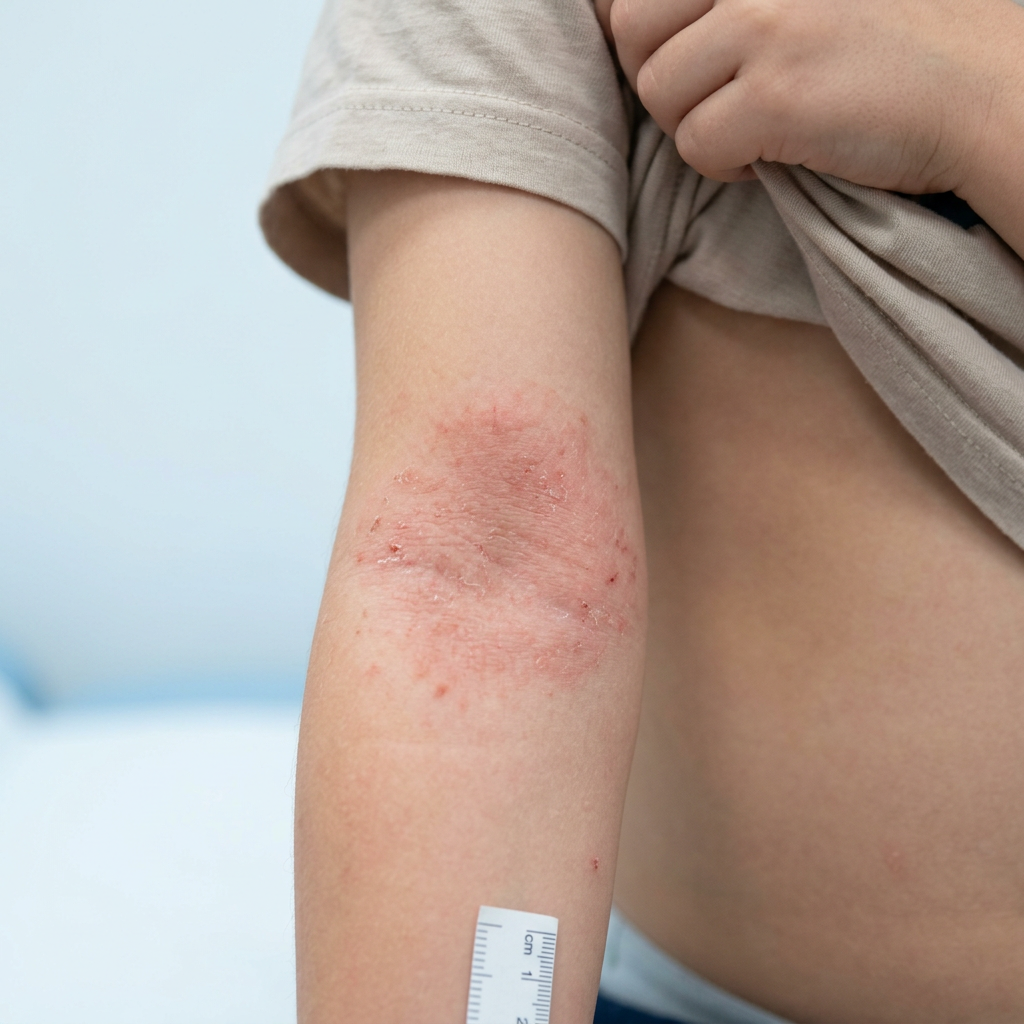 Dermatitis atópica en niño — tratamiento Majadahonda