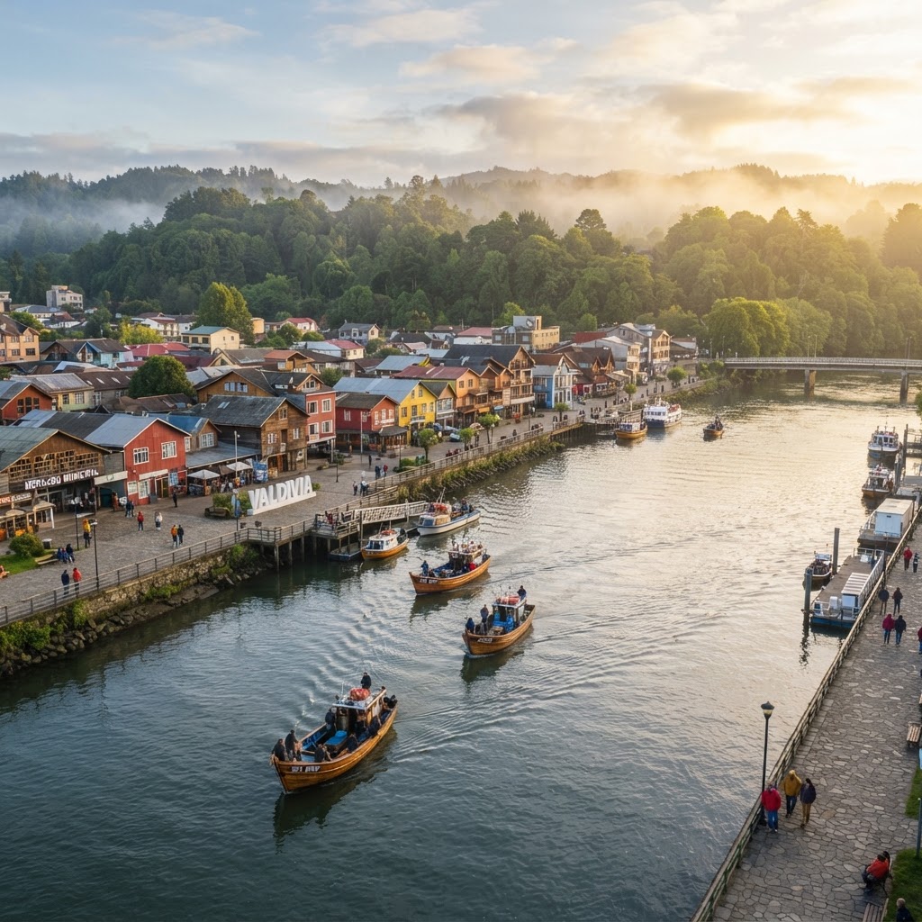 Valdivia (P): Ríos Navegables, Selva Valdiviana y Tradición Cervecería en Los Ríos