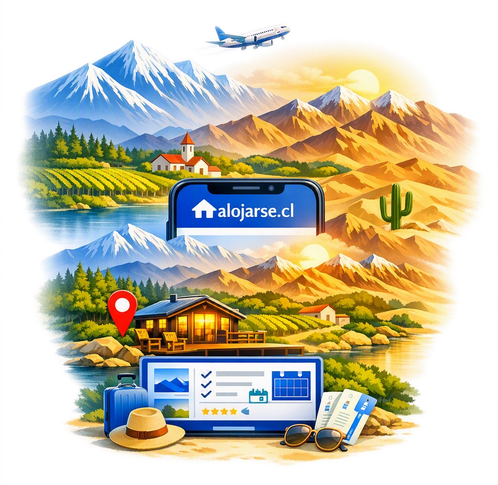 Alojamientos en todo Chile