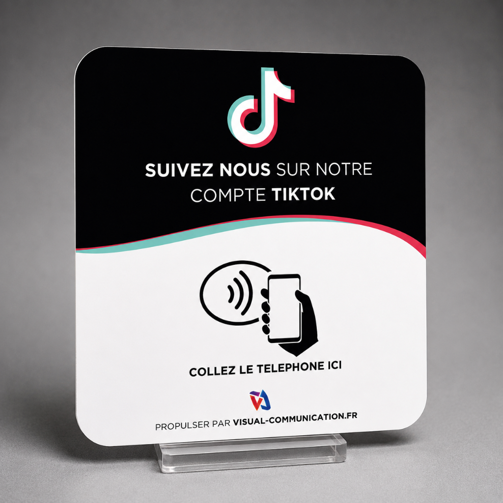 Plaque TikTok — Classique