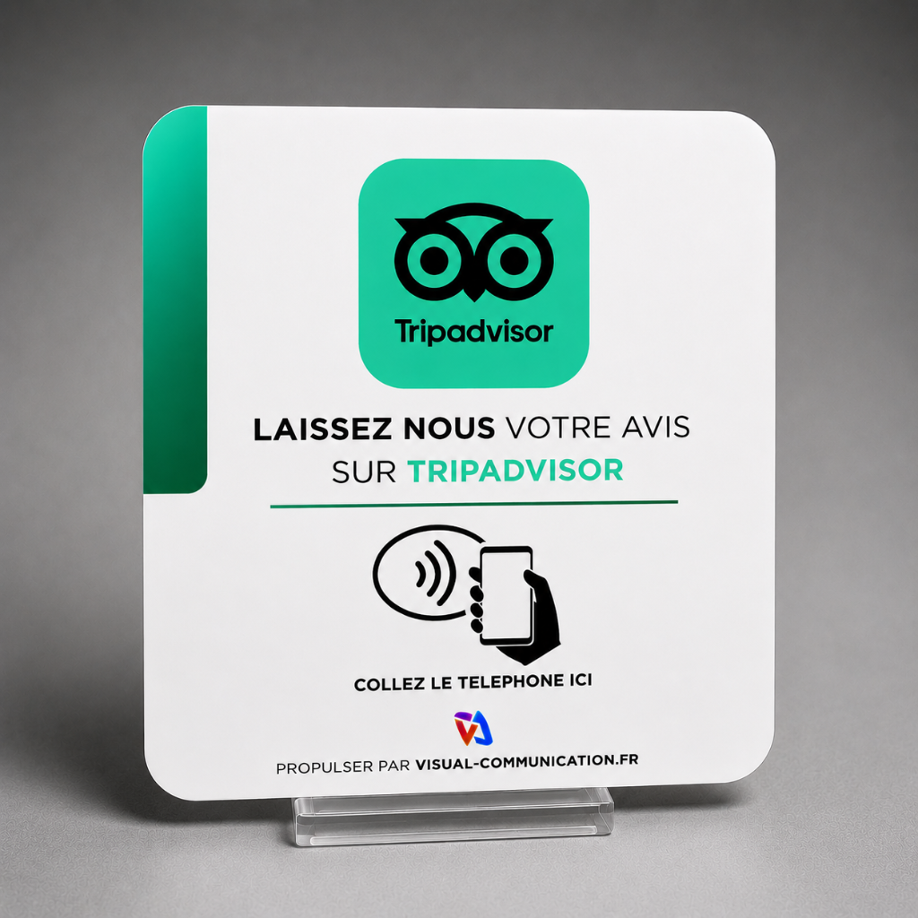 Plaque Tripadvisor — Épuré