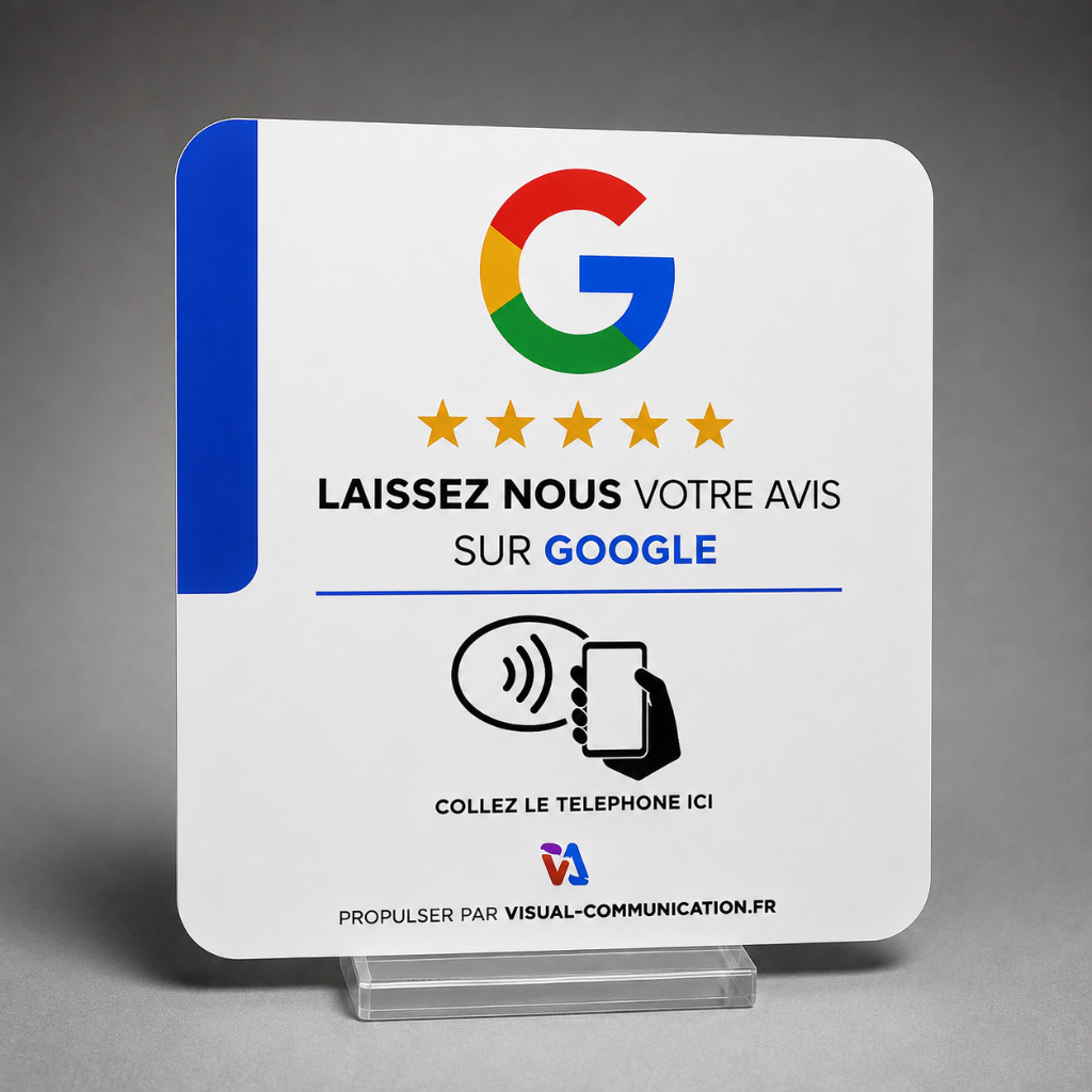 Plaque Google — Épuré