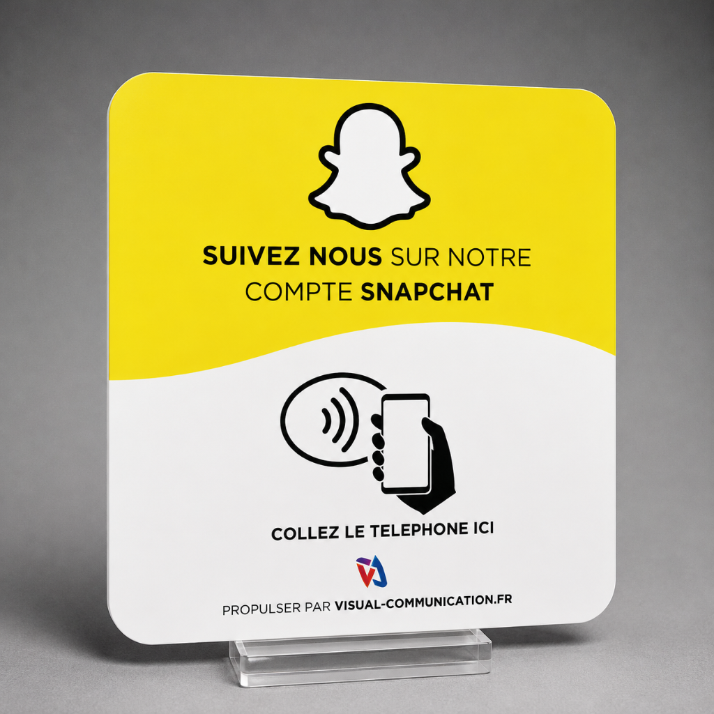 Plaque Snapchat — Classique