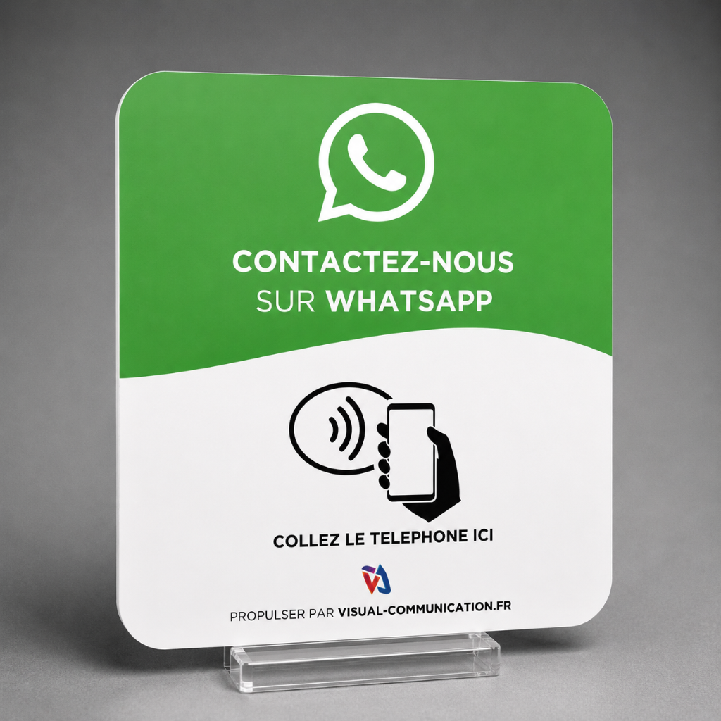 Plaque WhatsApp — Classique