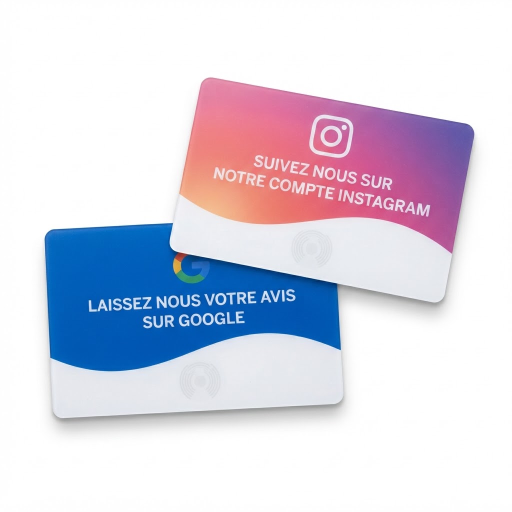 Pack 2 plaques NFC