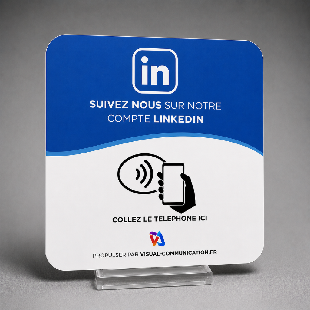 Plaque LinkedIn — Classique