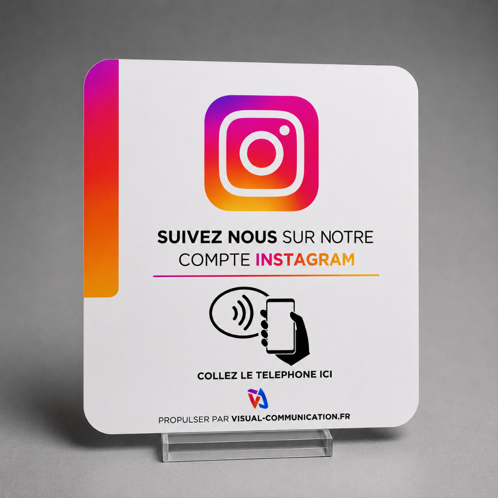 Plaque Instagram — Épuré