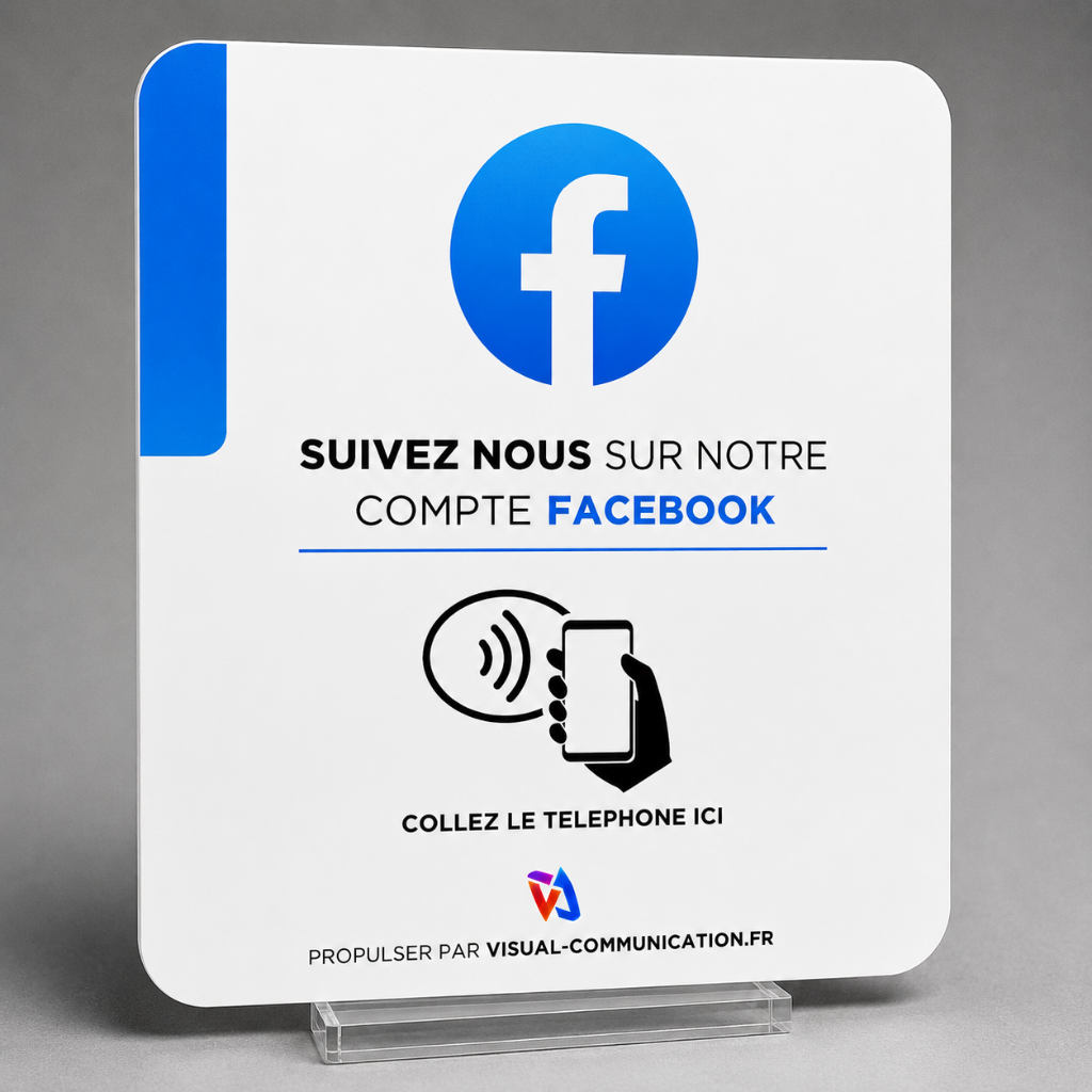 Plaque Facebook — Épuré