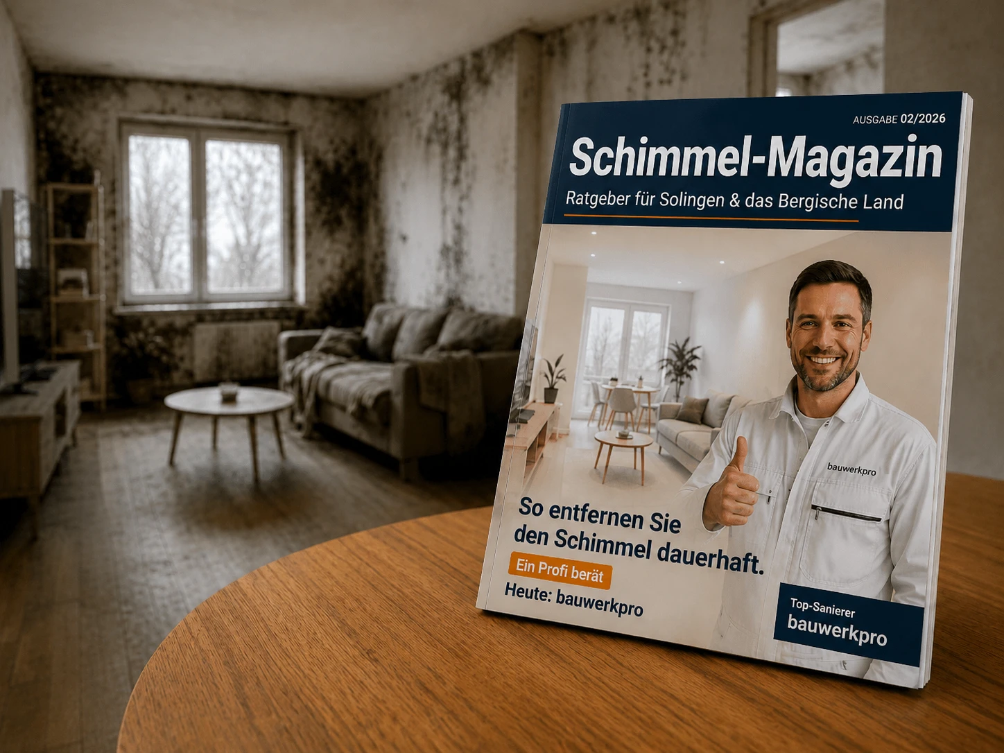 Schimmel dauerhaft entfernen – Ratgeber-Magazin von bauwerkpro für Solingen und das Bergische Land