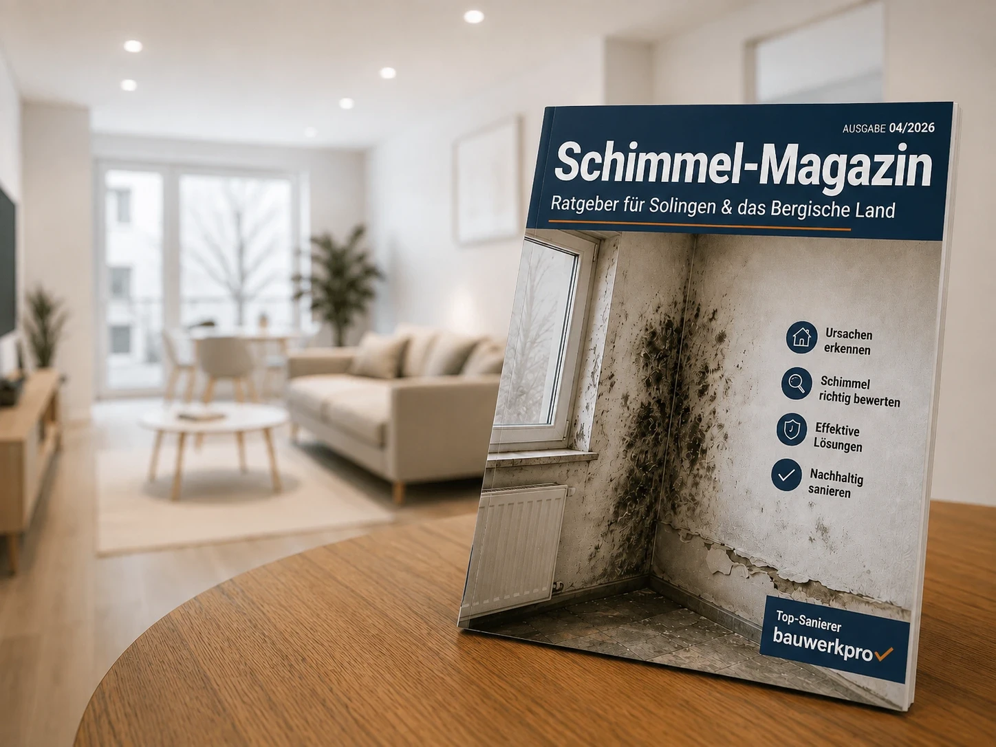 Schimmel-Magazin Ausgabe 04/2026 – Ratgeber fuer Schimmelanalyse und Sanierung in Solingen und dem Bergischen Land