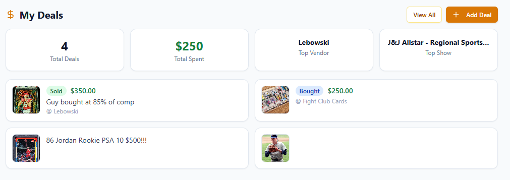 Deal Tracking
