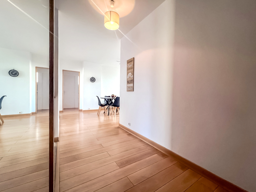 T4 investisseur loué meublé — Balcon vue dégagée, cave & parking — Annemasse Romagny
