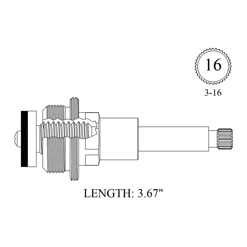 Barber Wilson 404541 Replacement Stem Unit