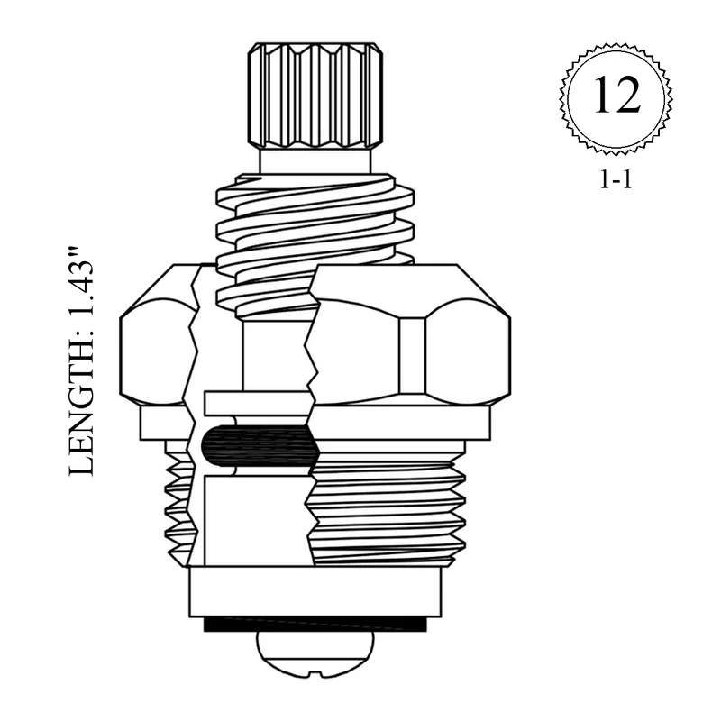 Crane FB9137 Replacement Stem Unit