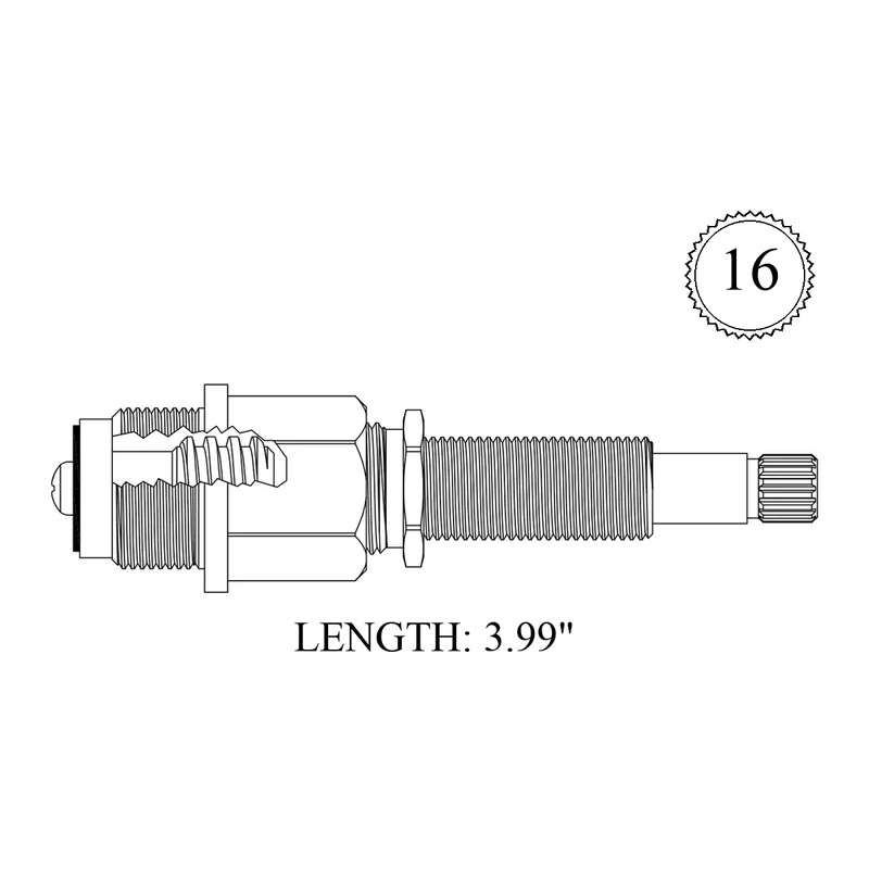 P.E. Guerin 404431 Replacement Stem Unit