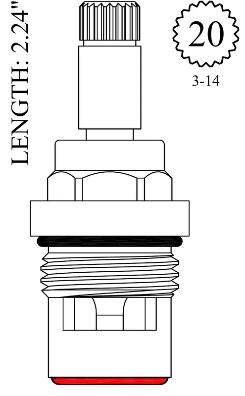 LF461861 Replacement Ceramic Disc Unit