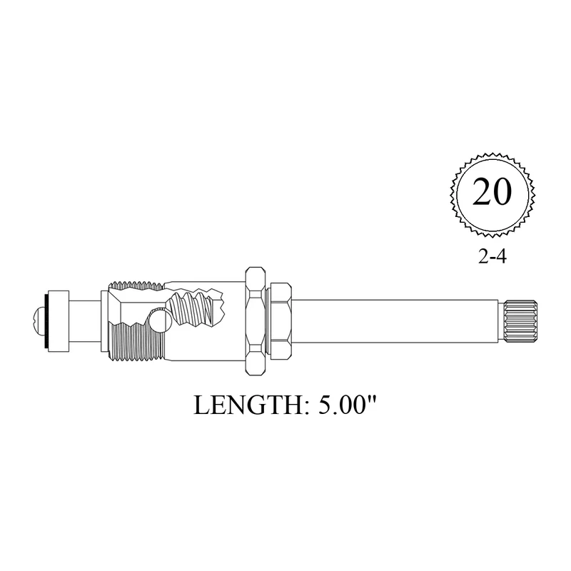 Speakman 431911 Replacement Diverter Stem