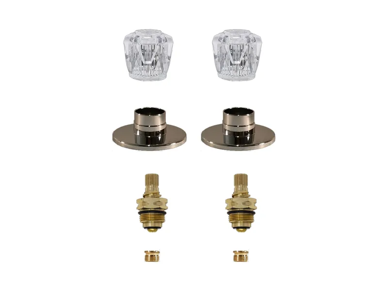 2-Valve Rebuild Kit for Streamway, Acrylic Handles with LF451171 Stems