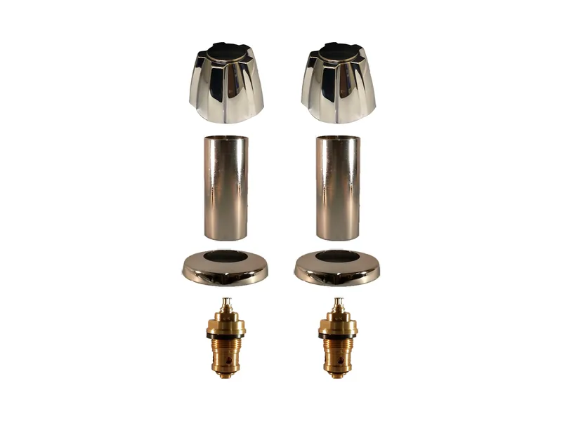 2-Valve Rebuild Kit for Crane, Knob Handles