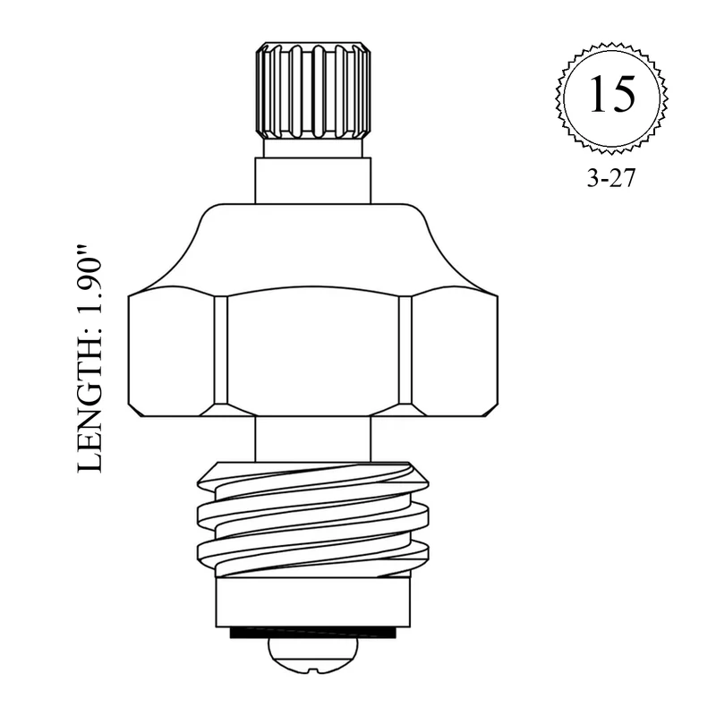 Wolverine Brass LF457161 Replacement Stem Unit