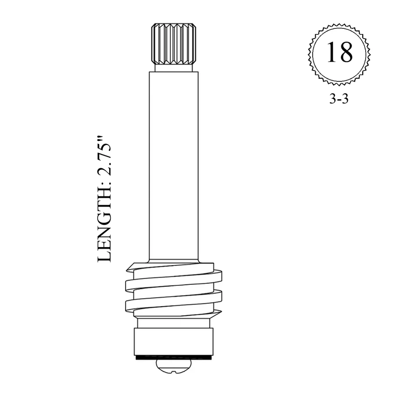 Briggs LF265201 Replacement Stem Only
