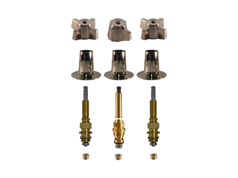 3-Valve Rebuild Kit for Sterling, Cross Handles with 418201 Stems (SL213)