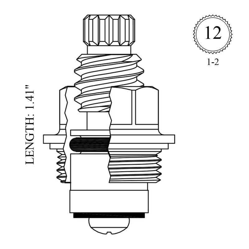 Pfister 910-072 Replacement Stem Unit